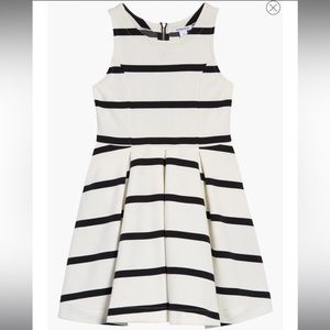 Nordstrom Kids’ Sleeveless Stripe Ponte Dress